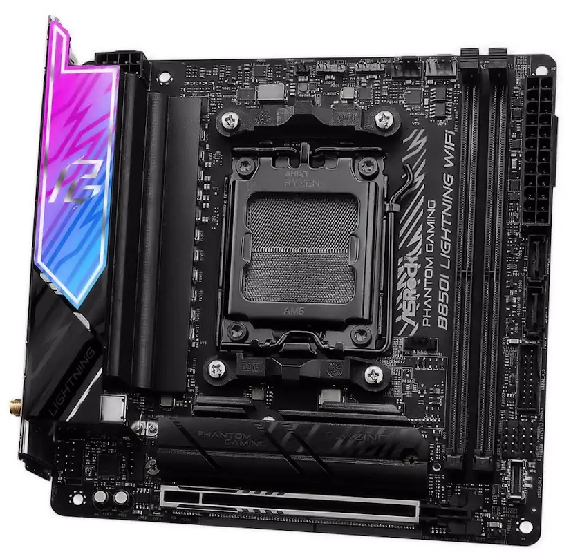 Montaje Placa Base ASRock B850I Lightning WiFi Gaming PC Torrelaguna Informático Torrelaguna - Montaje Placa Base ASRock B850I Lightning WiFi Gaming PC Torrelaguna